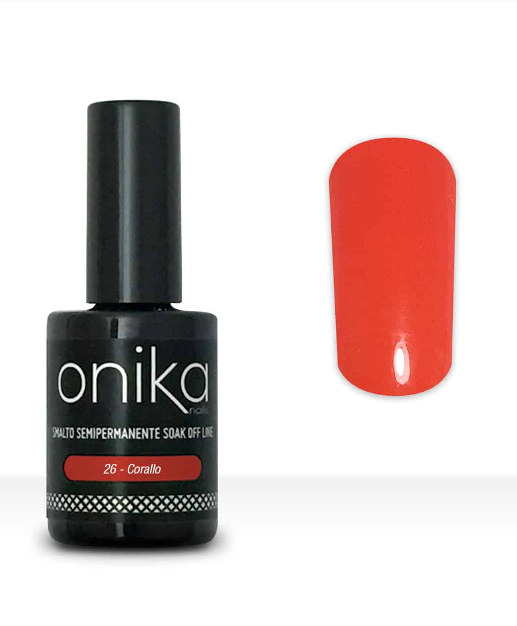Smalto semipermanente N.26 - Corallo 15 ml