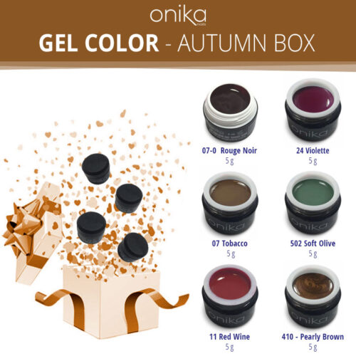 Gel Color - Autumn Box - 6 Gel