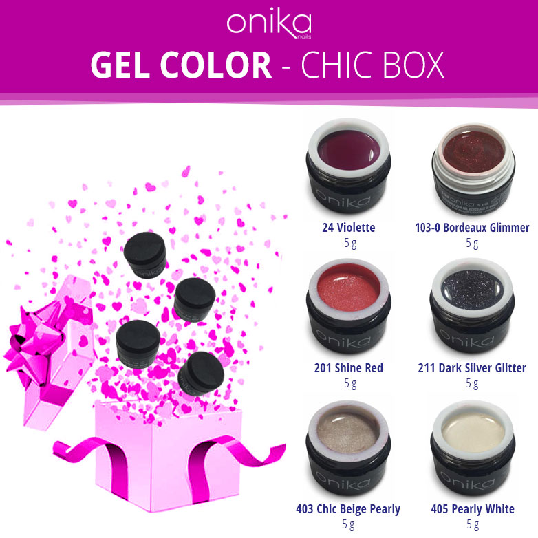 Gel Color - Chic Box - 6 Gel