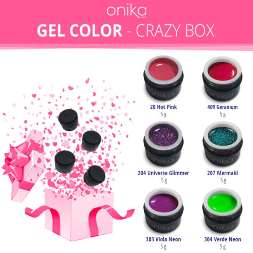 Gel Color - Crazy Box - 6 Gel