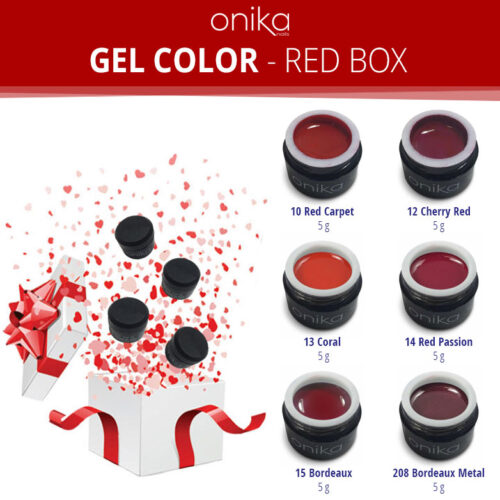 Gel Color - Red Box - 6 Gel