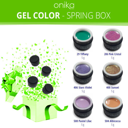 Gel Color - Spring Box - 6 Gel
