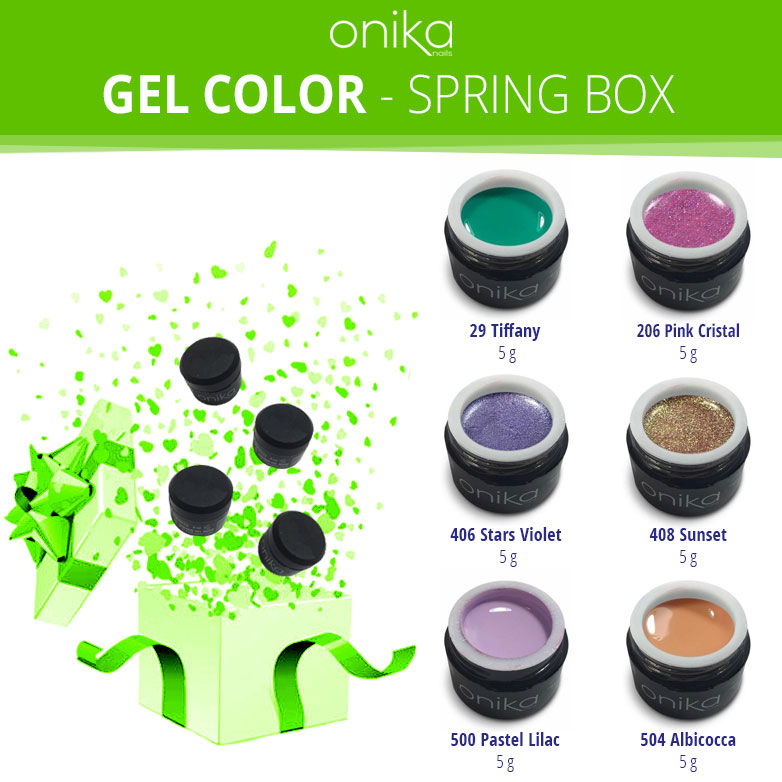Gel Color - Spring Box - 6 Gel
