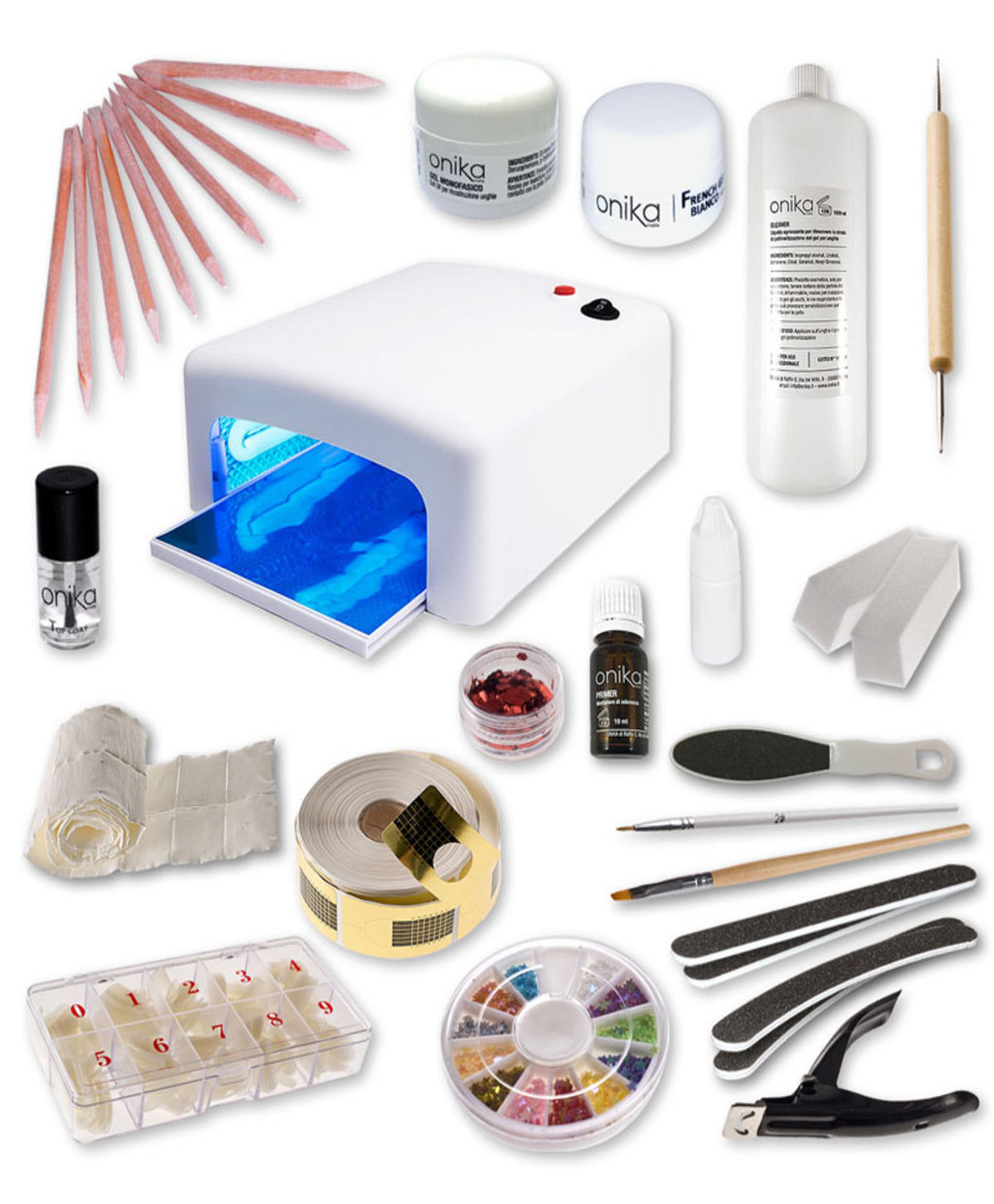 Kit Starter Plus 2 gel + Lampada UV 36w + Manuale in PDF