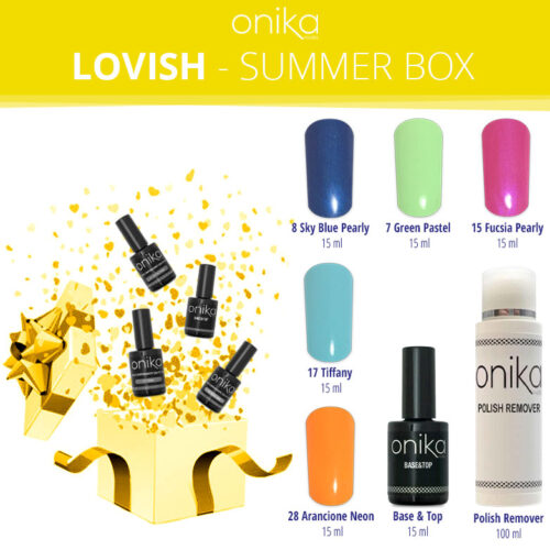 LOVISH - Summer Box:  5 Smalti Semipermanenti + Base&Top + Remover