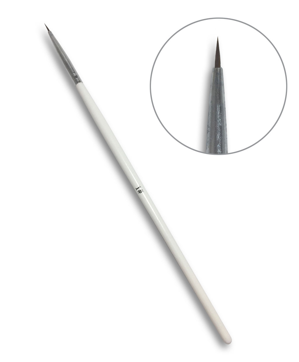 Pennello a Punta N.1 - Nail Art