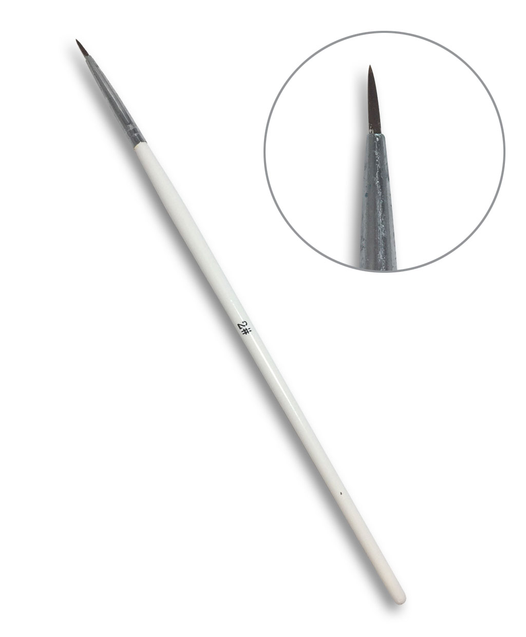 Pennello a Punta N.2 - Nail Art