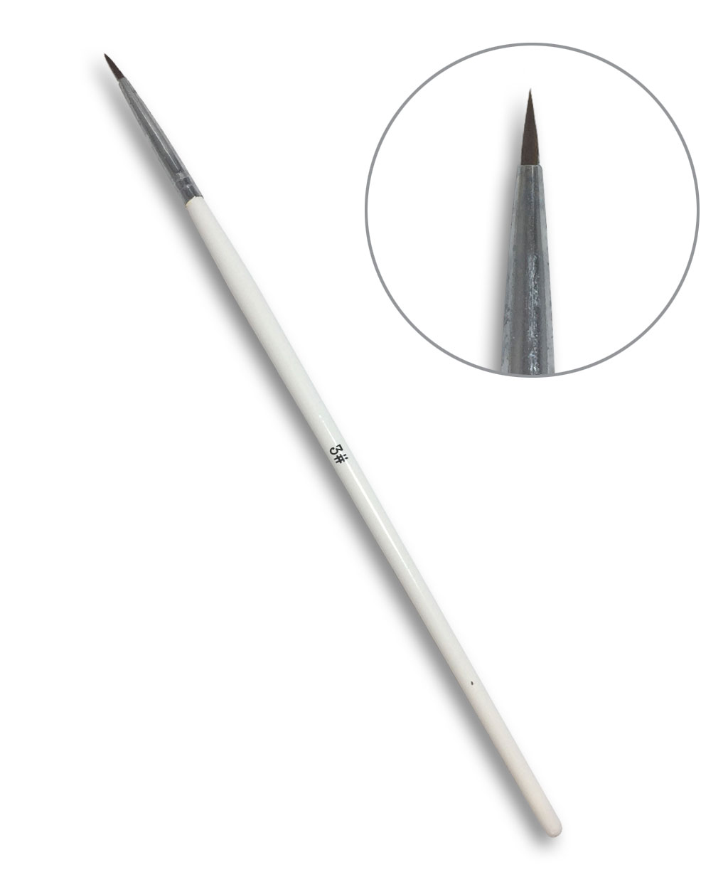 Pennello a Punta N.3 - Nail Art