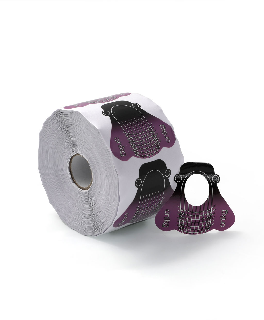 500 Cartine rana nere - Allungamento unghie