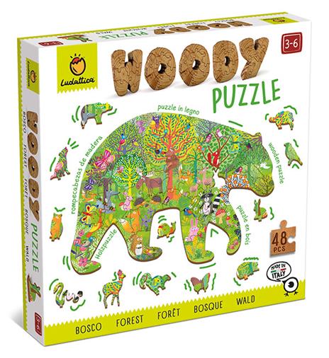 LUDATTICA WOODY PUZZLE - BOSCO